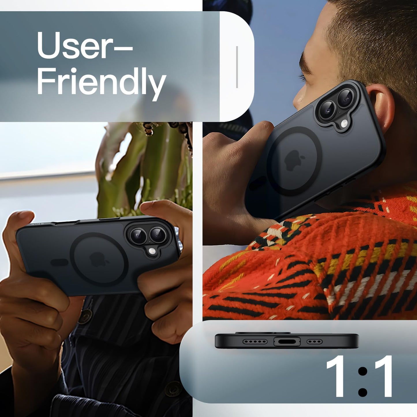 iPhone 17 - Funda Candy - MagSafe - Negro