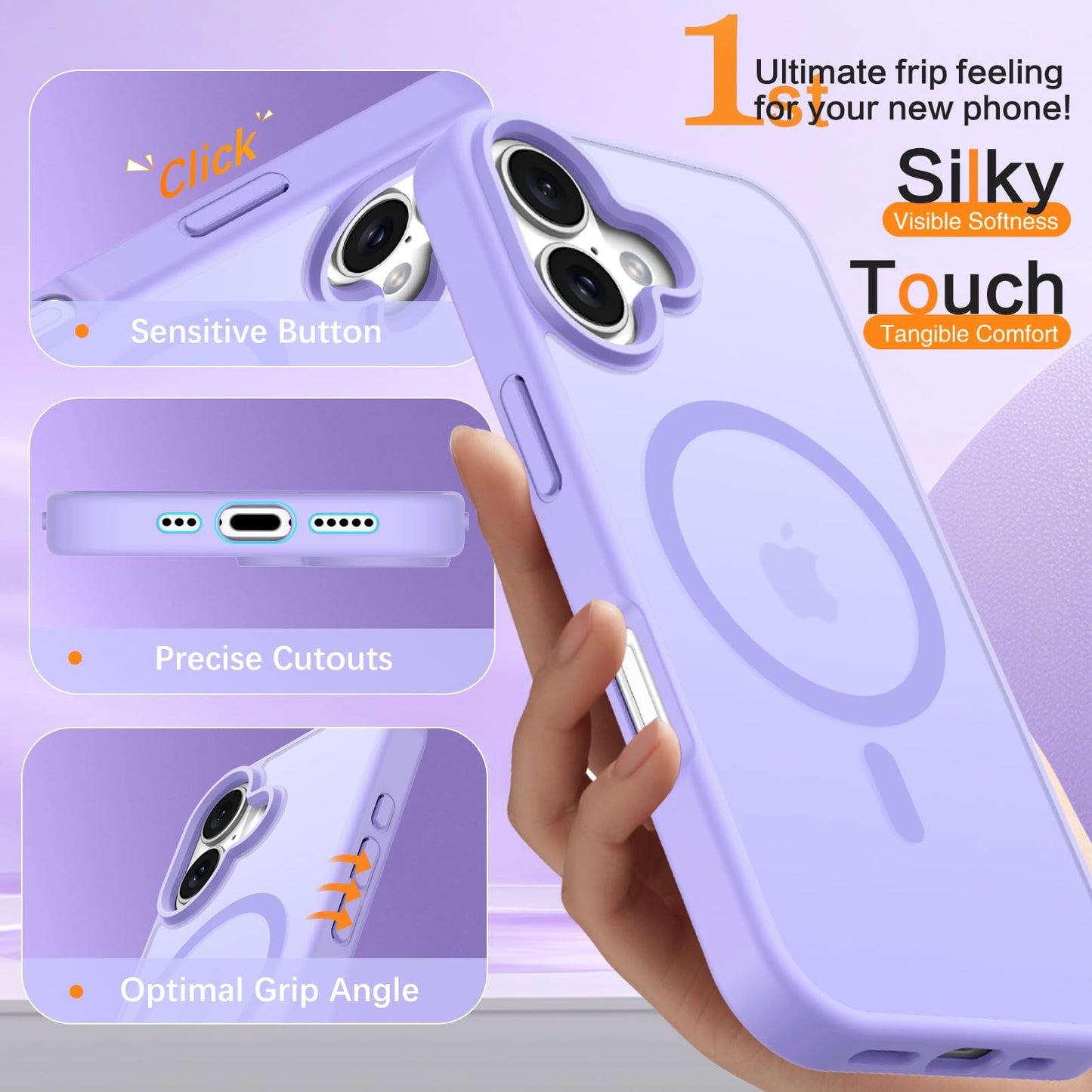 iPhone 17 - Funda Candy - MagSafe - Lila