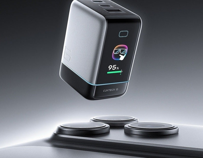 Cargador CUKTECH 6 Ultra GaN - 100W - Pantalla Inteligente