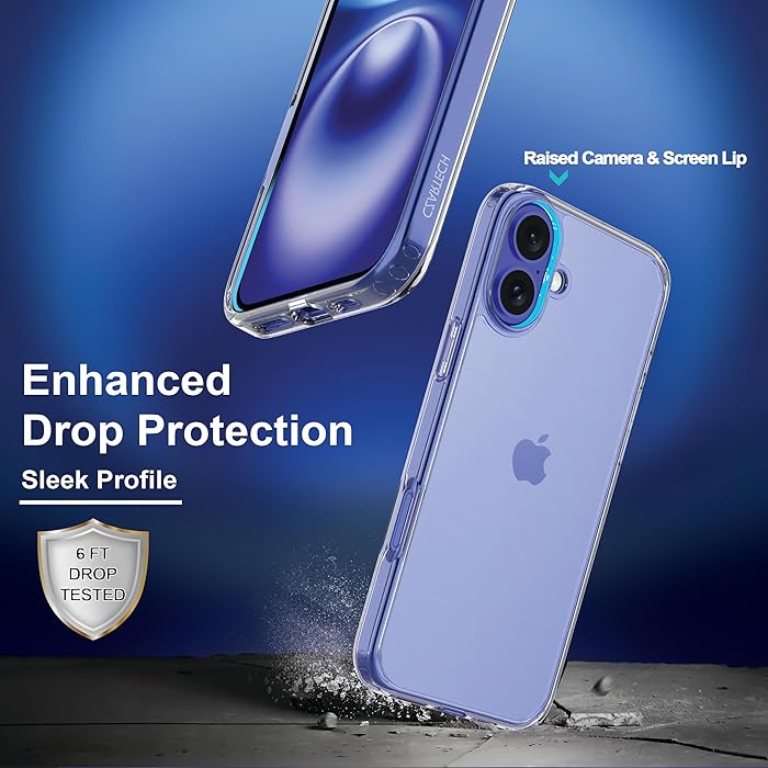 iPhone 16 - Case Transparente - Clásico