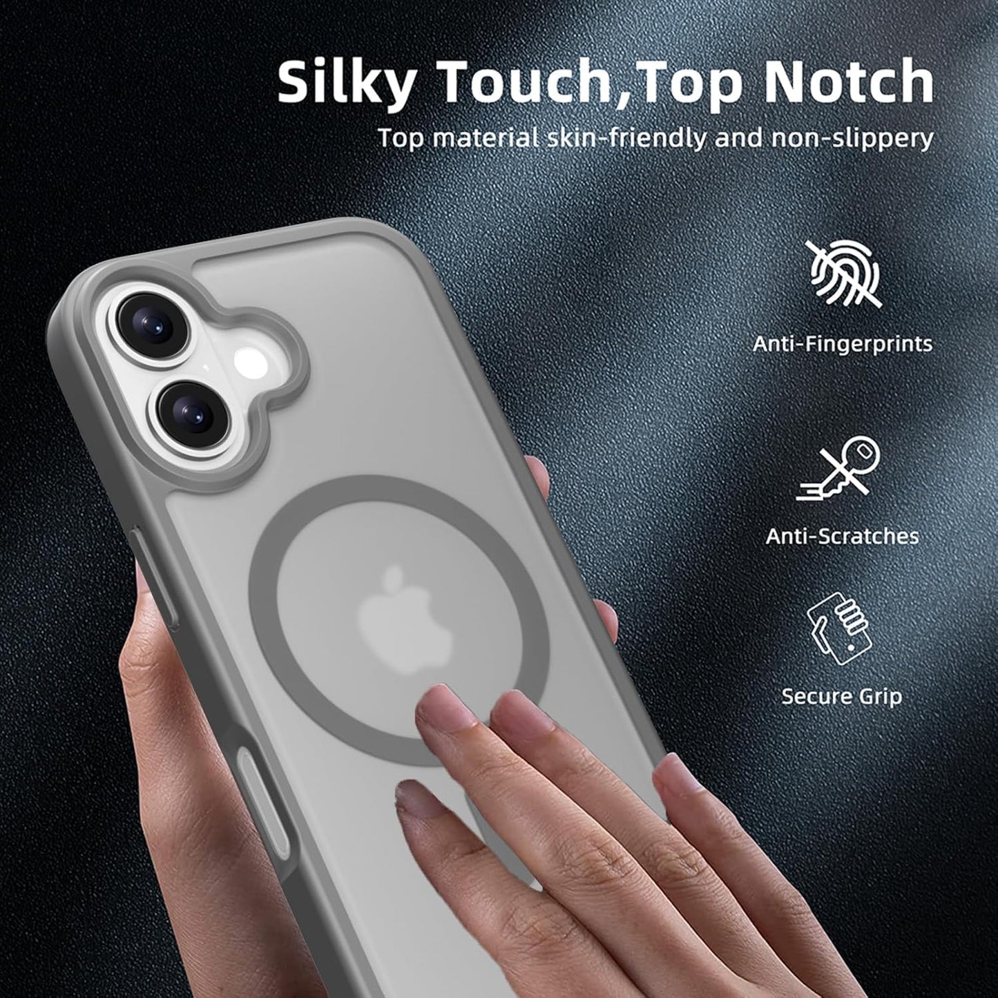 iPhone 17 - Funda Candy - MagSafe - Gris