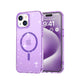iPhone 15 - Case Glitter - Magsafe - Lila