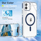 iPhone 11 - Case MagSafe - Stand Cámara - Clear Blue