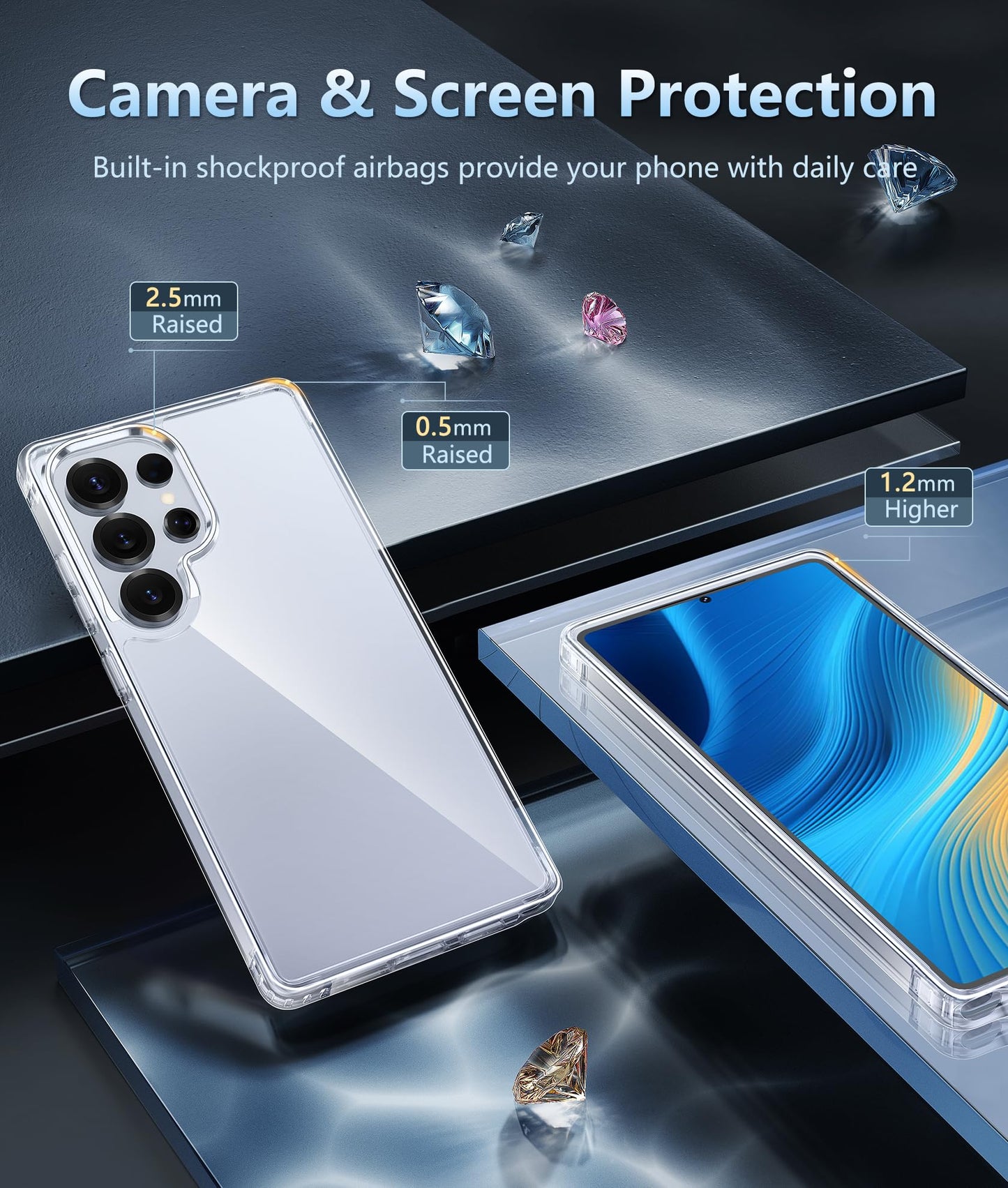 Samsung S25 Ultra - Funda Transparente