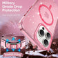 iPhone 15 Pro Max - Case Glitter - Magsafe - Rosa