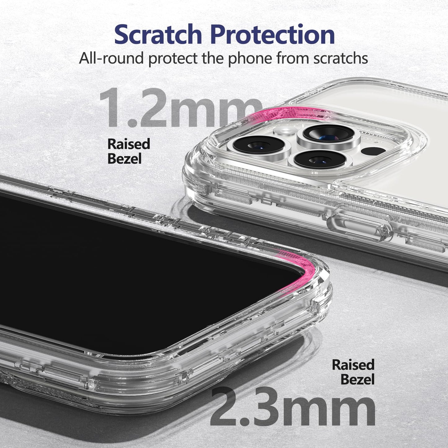 iPhone 15 Pro - Funda Transparente 360°