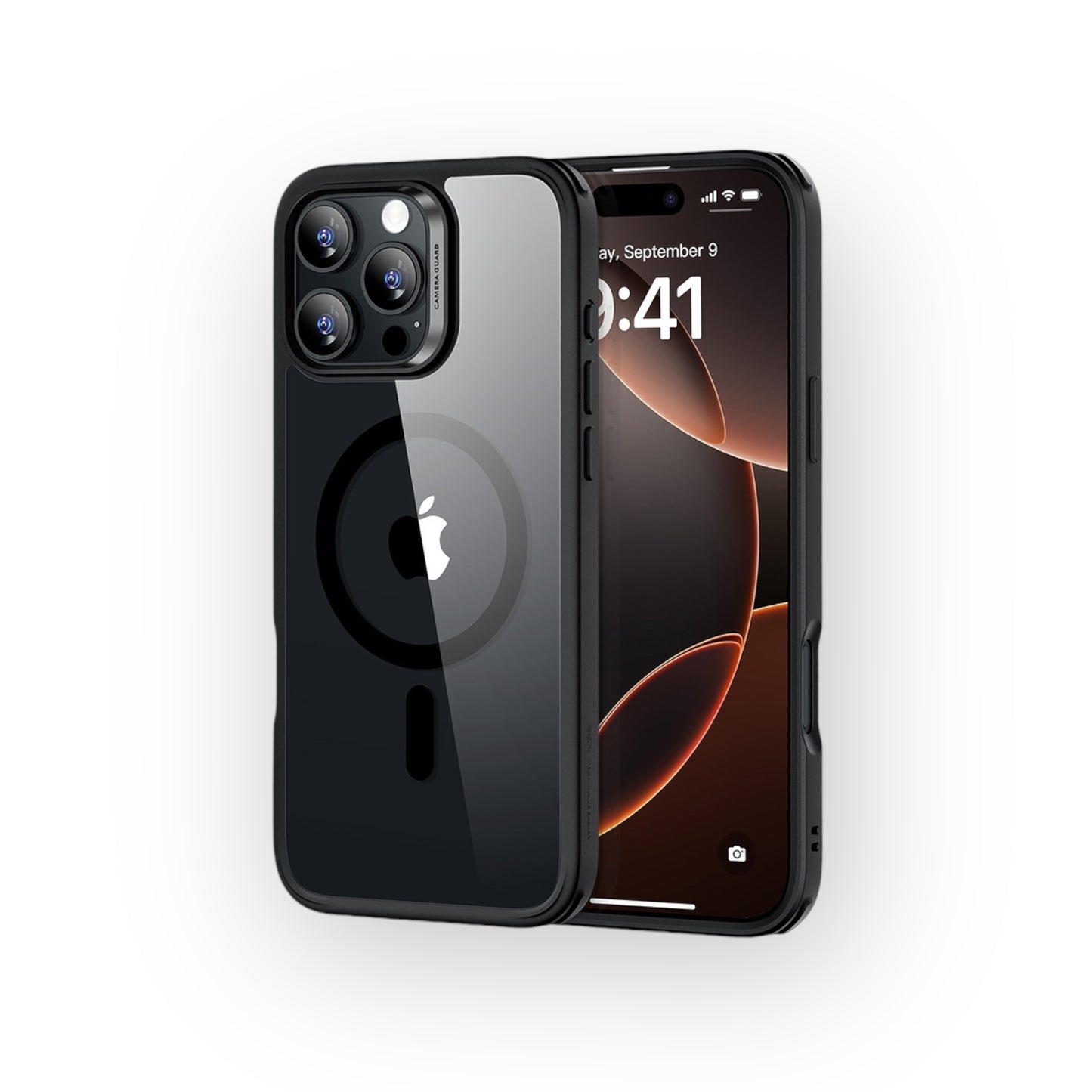 iPhone 16 Pro - Hybrid Case - MagSafe - Clear Black - ESR
