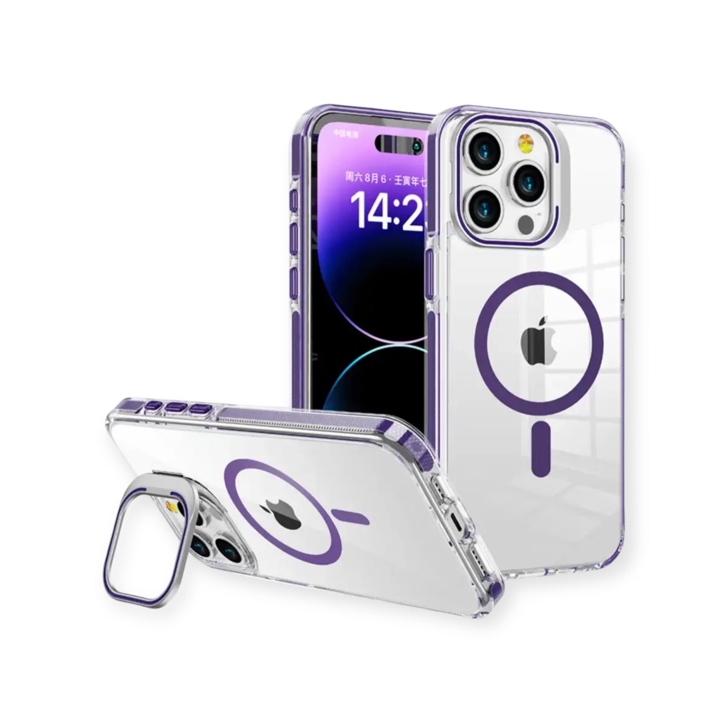 iPhone 16 Pro Max - Stand Cámara MagSafe - Clear Purple