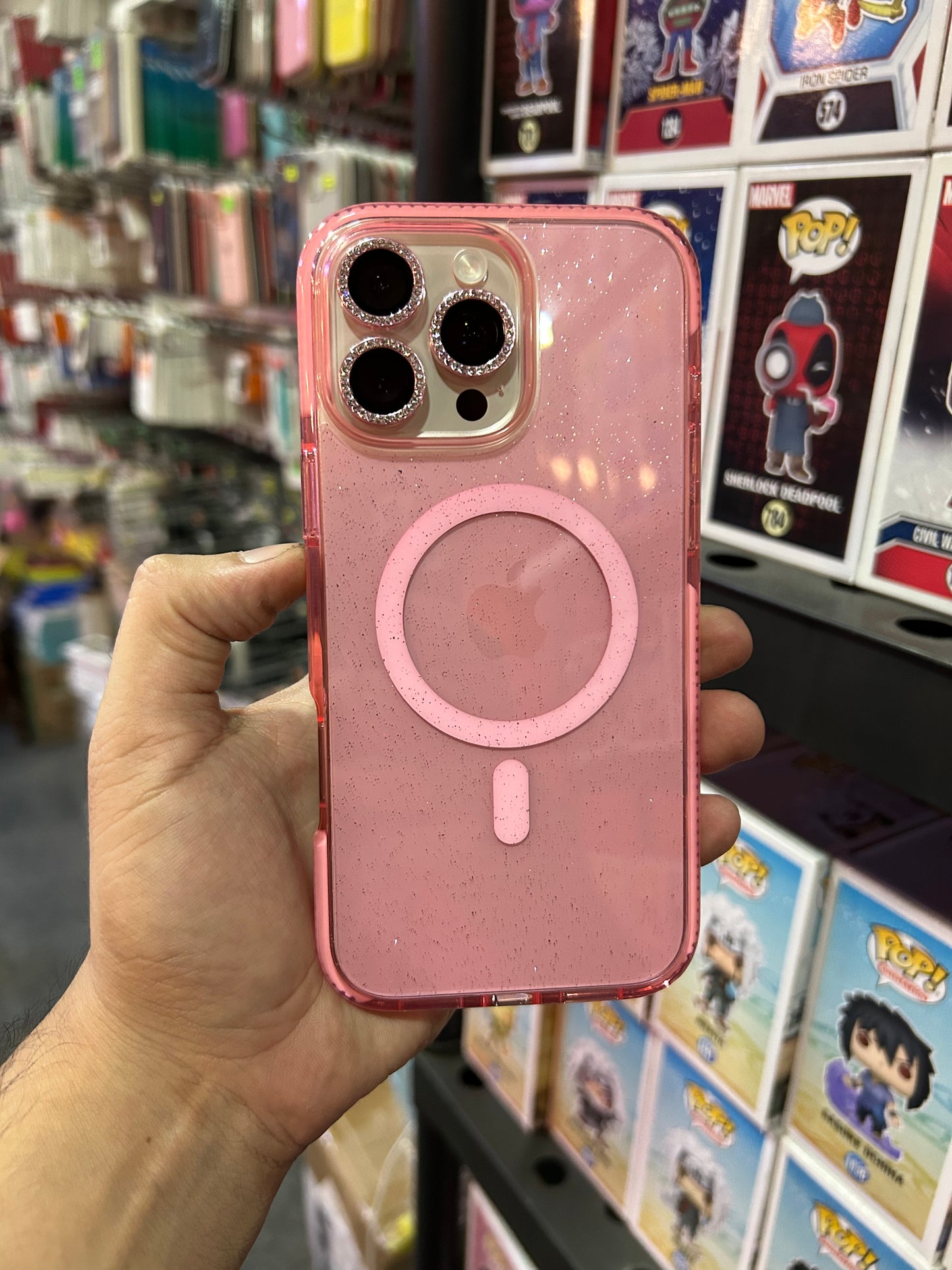 iPhone 16 Pro Max - Super Star - MagSafe - Rose Glitter - Prodigee