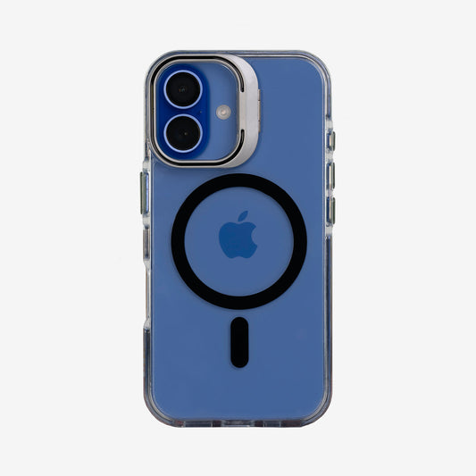 iPhone 16 - Case MagSafe - Stand Cámara - Clear Black