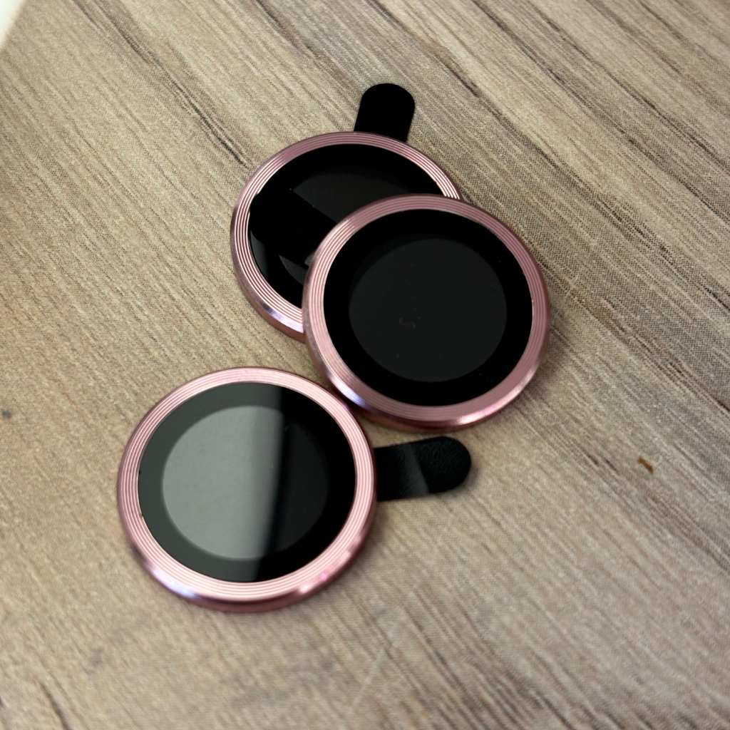 iPhone 16 Pro - Protector de Cámaras - Vidrio Templado - Rosa
