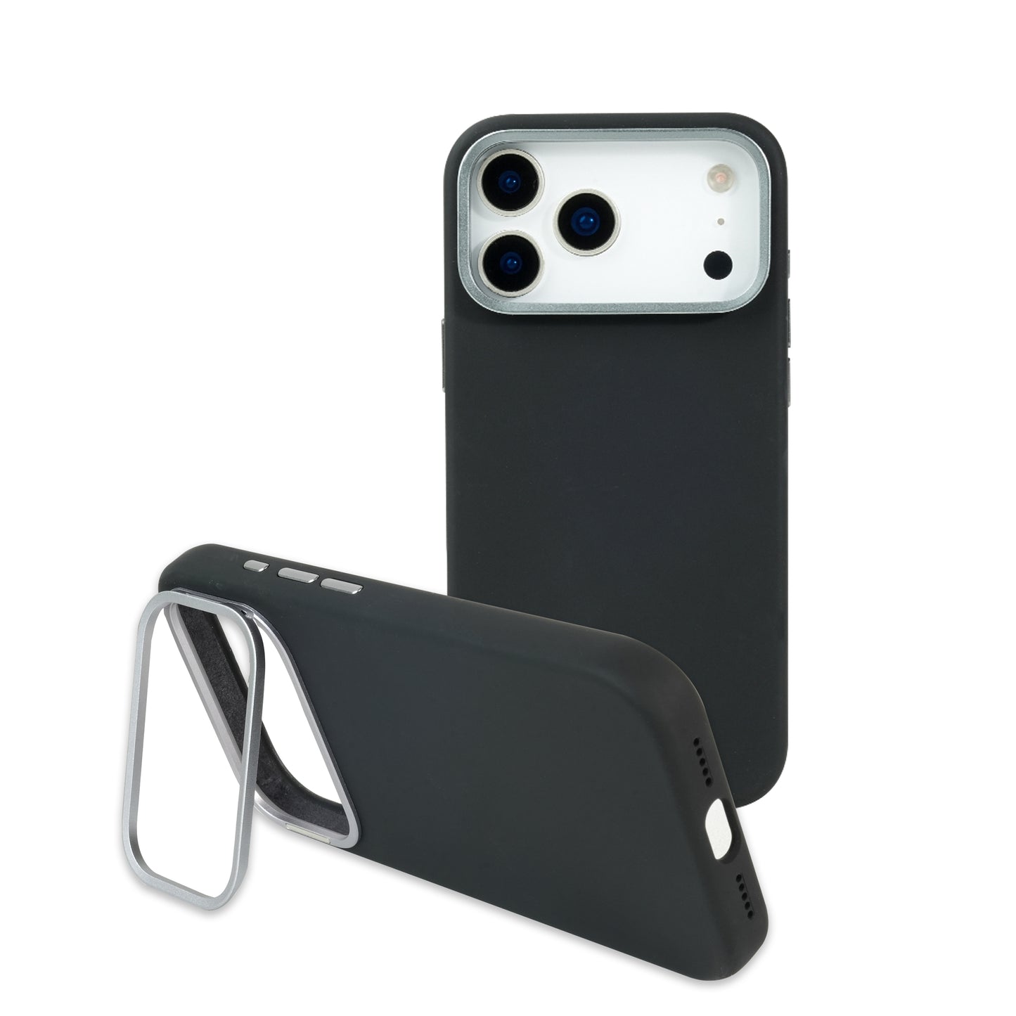 iPhone 17 Pro Max - Funda de Silicona Premium - Soporte de Cámara - MagSafe