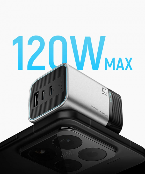 Cargador CUKTECH 10 Mini - Súper Carga Rápida - 120W