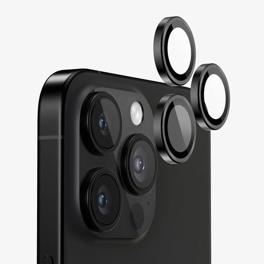 iPhone 16 Pro - Protector de cámaras - Vidrio Templado - Black