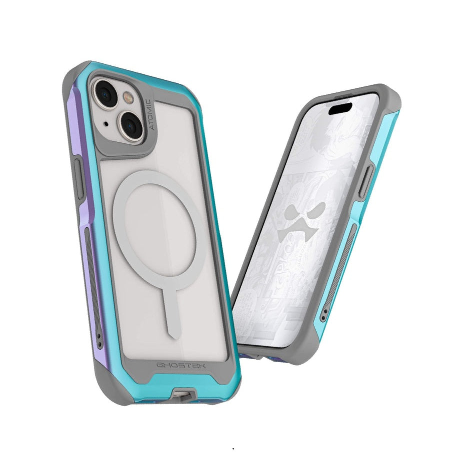 iPhone 15 | iPhone 14 | iPhone 13 - Funda Atomic Slim - MagSafe - Prismatic - Ghostek