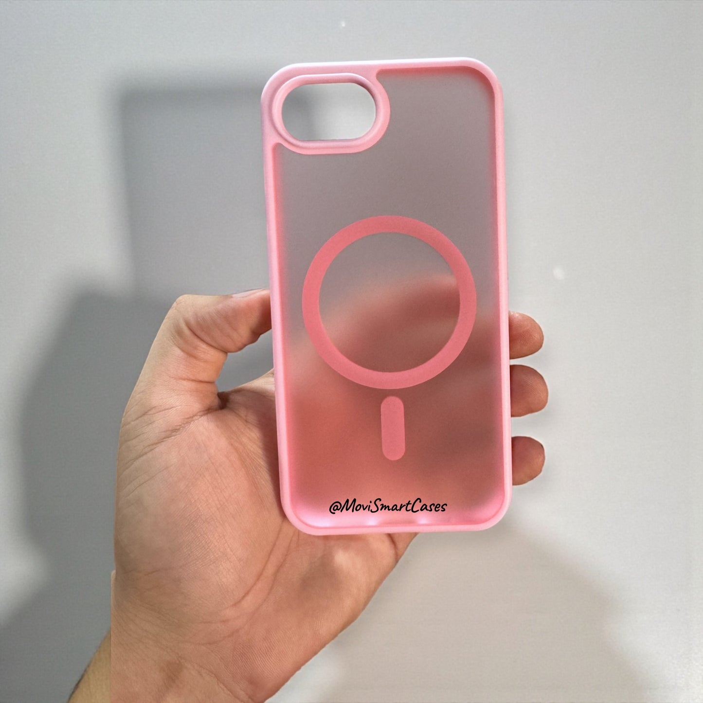 iPhone 16e - Funda Matte - MagSafe - Rosa Bébé