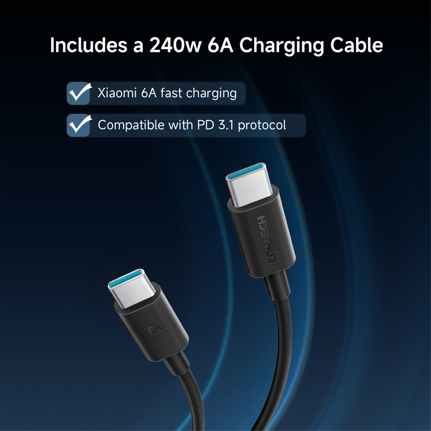 Batería Portátil CUKTECH N° 10 Plus - 15,000 mAh - 120W