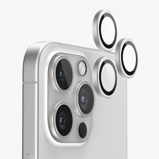 iPhone 16 Pro -  Protector de cámaras - Vidrio Templado - Silver