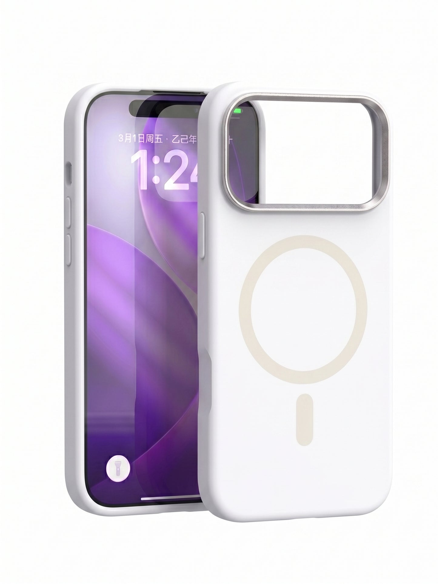 iPhone 17 Pro Max - Funda de Silicona Premium - MagSafe