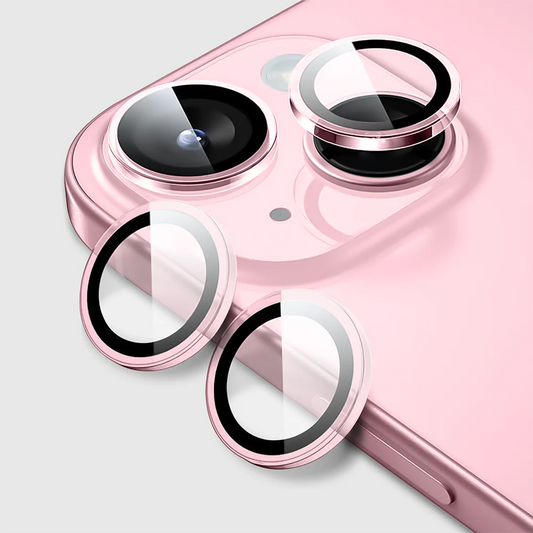 iPhone 16 Pro - Protector de Cámaras - Vidrio Templado - Rosa