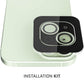 iPhone 15 / 15 Plus - Protector de Cámaras Premium - Vidrio Anti reflejo- Alta Transparencia - Verde Claro