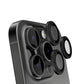 iPhone 15 Pro Max / iPhone 15 Pro - Protector de Cámaras Premium - Vidrio Anti Reflejo - Alta Transparencia - Negro Titanio