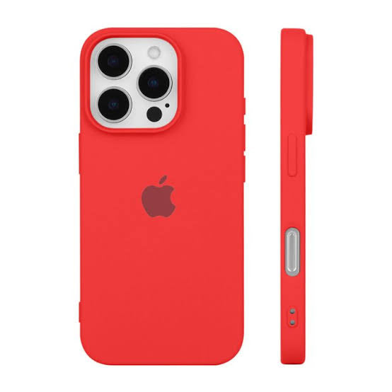 iPhone 16 Pro Max - Silicone Cases - Red