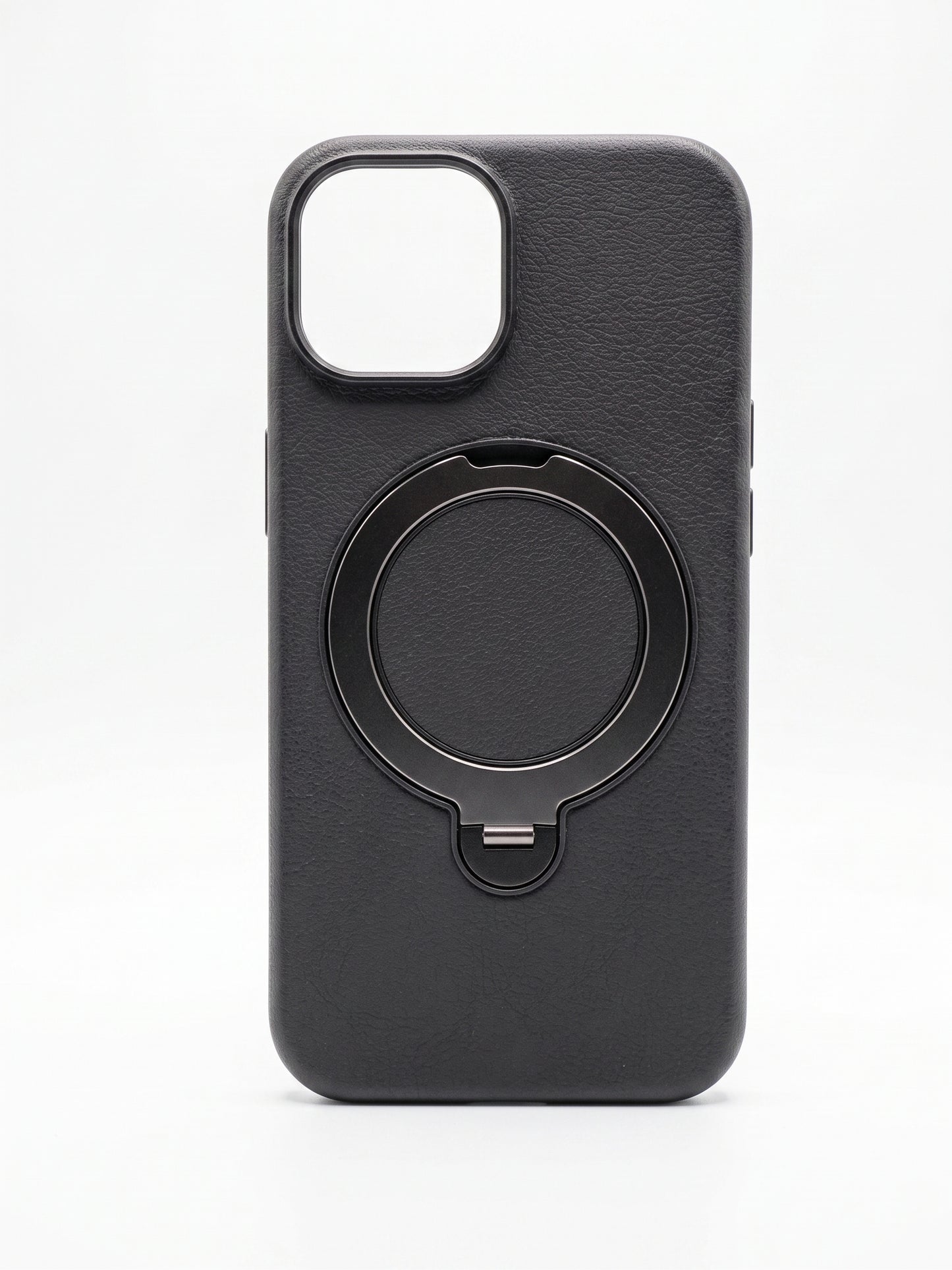 iPhone 15 | iPhone 14 | iPhone 13 - Funda Cuero Vegano - MagSafe - Con Soporte 360 - iFans