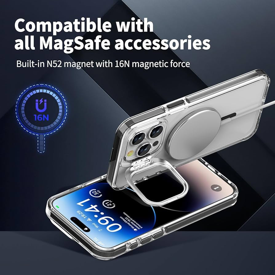iPhone 16 Pro Max - Stand Cámara MagSafe - Clear Black