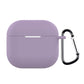 AirPods 4 - Funda de Silicona - Gamuzada - Lila