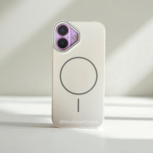 iPhone 16 - Slim Case - MagSafe - Blanco Marfil