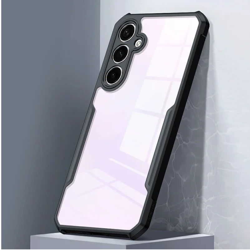 Samsung A56 | Samsung A36 - Funda Antishock - Con AirBag - Transparente / Negro - Xundd