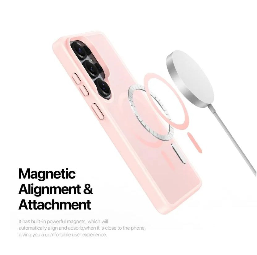 Samsung S26 Ultra - Funda Luxury Matte - MagSafe - Rosa