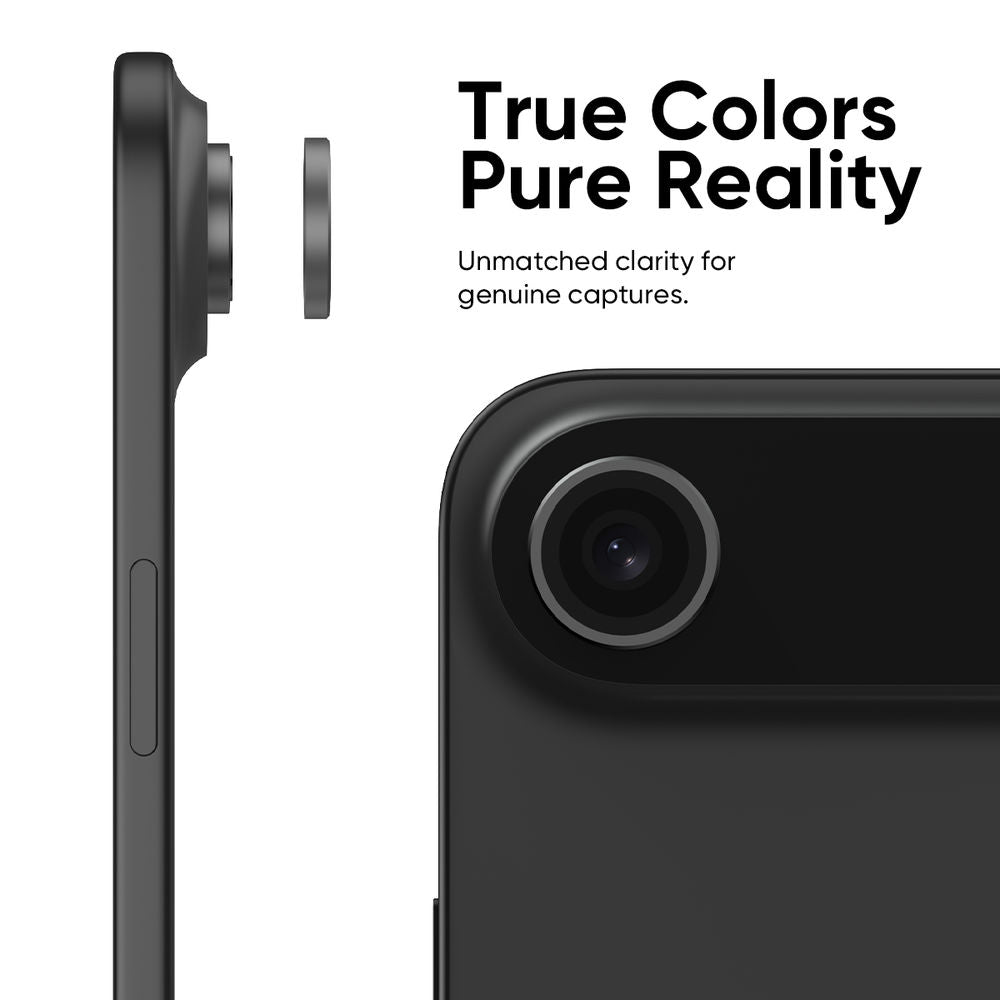 iPhone Air - Protector de Cámara Premium - Anti Reflejos - Negro - ESD