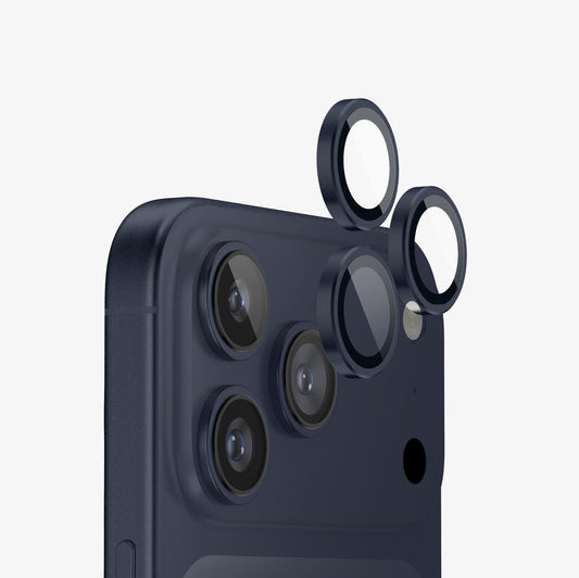 iPhone 17 Pro | iPhone 17 Pro Max - Protector de Cámaras - Anti Reflejo - Azul Profundo - ESD