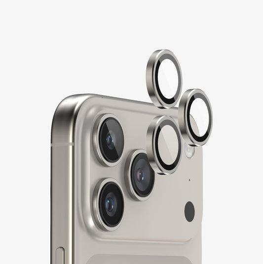 iPhone 17 Pro | iPhone 17 Pro Max - Protector de Cámaras - Anti Reflejo - Gris Titanio - ESD