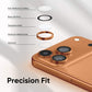 iPhone 17 Pro | iPhone 17 Pro Max - Protector de Cámaras - Anti Reflejo - Naranja Cósmico