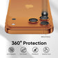 iPhone 17 Pro | iPhone 17 Pro Max - Protector de Cámaras - Anti Reflejo - Naranja Cósmico