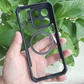 Xiaomi 17T Pro - Funda Antishock con AirBag - MagSafe - Transparente / Negro - Xundd