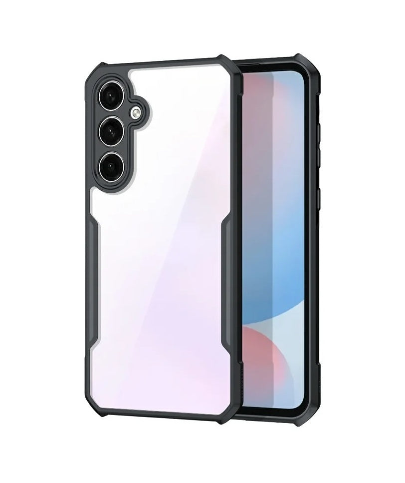 Samsung A56 | Samsung A36 - Funda Antishock - Con AirBag - Transparente / Negro - Xundd