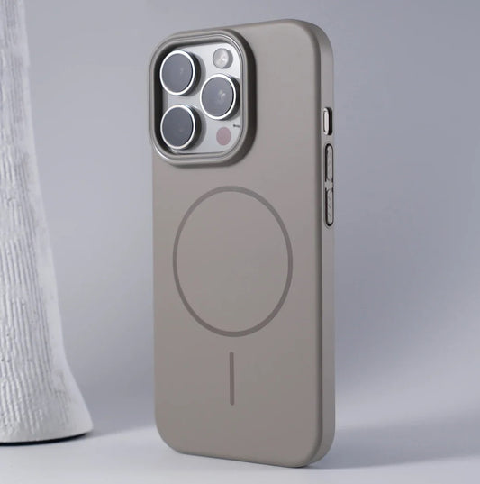 iPhone 16 Pro Max - Slim Case - MagSafe - Gris Titanio