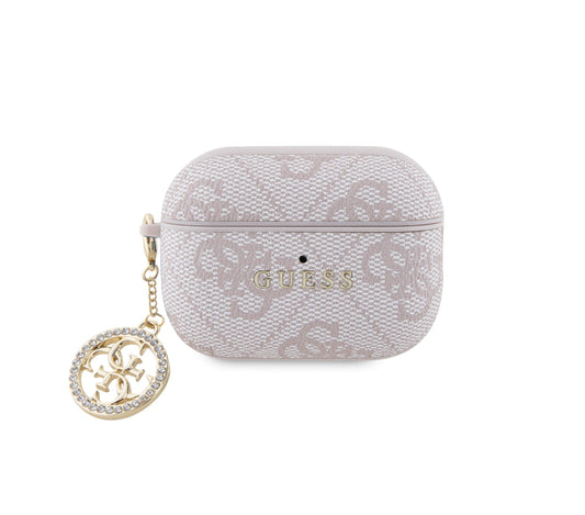 Case AirPods Pro 2 - Cuero PU - Rosa - Guess