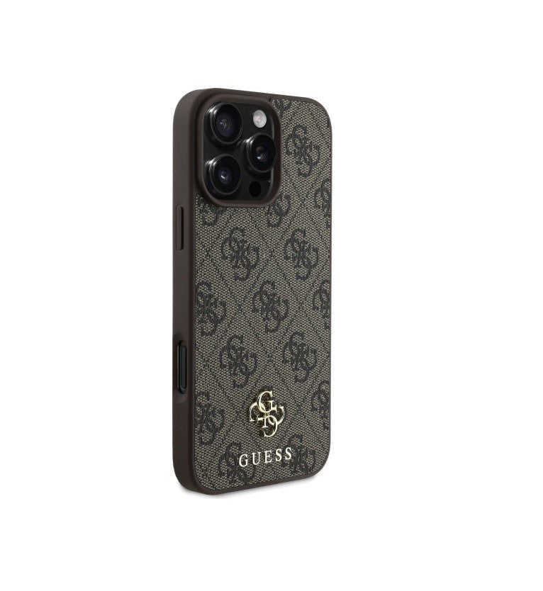 iPhone 16 Pro Max - Case Guess Clásico 4G - Magsafe - Marrón - Guess