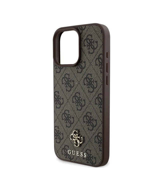 iPhone 16 Pro Max - Case Guess Clásico 4G - Magsafe - Marrón - Guess