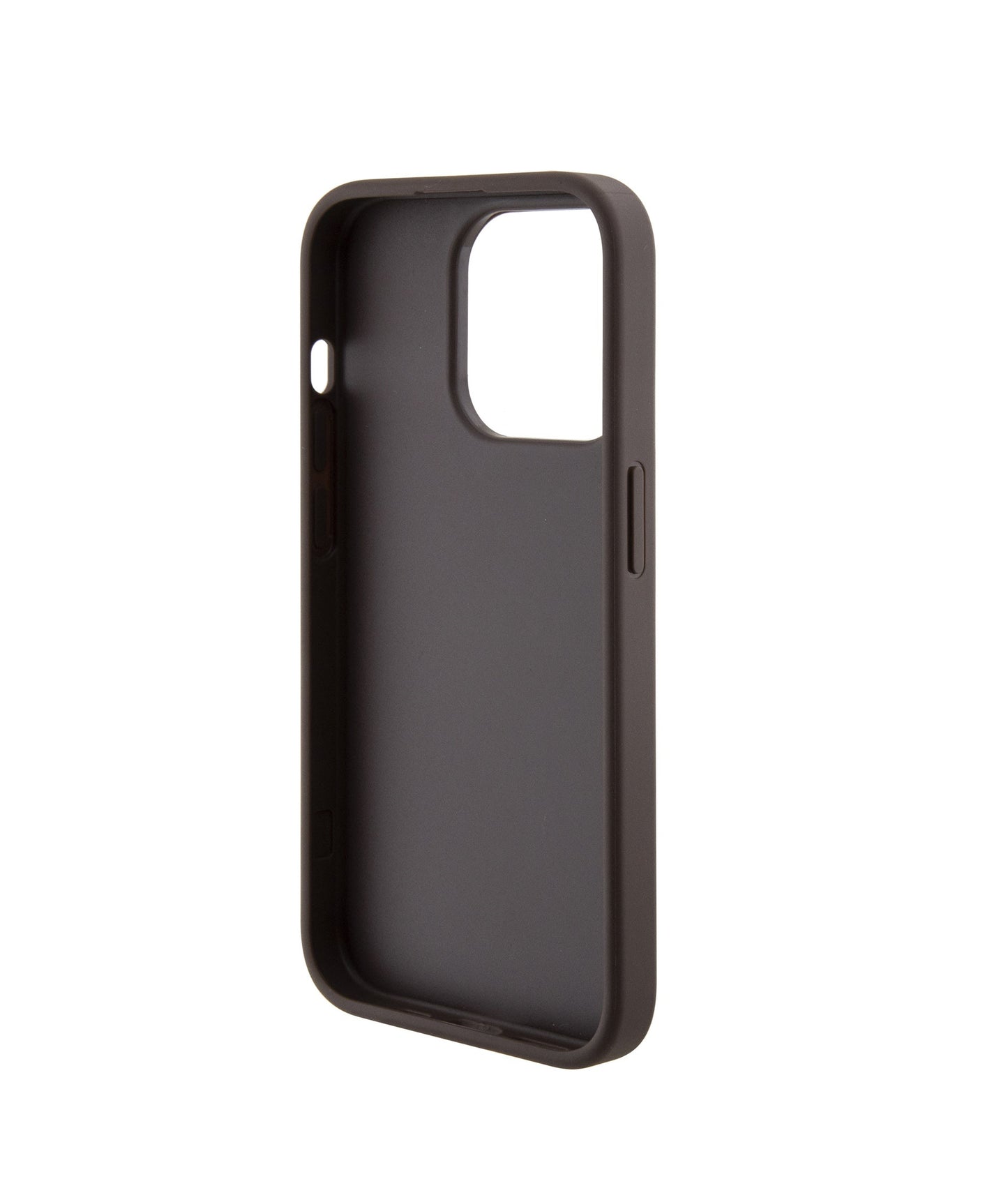 iPhone 15 Pro Max - Case Guess con Soporte - Logo Triángulo - Marrón - Guess