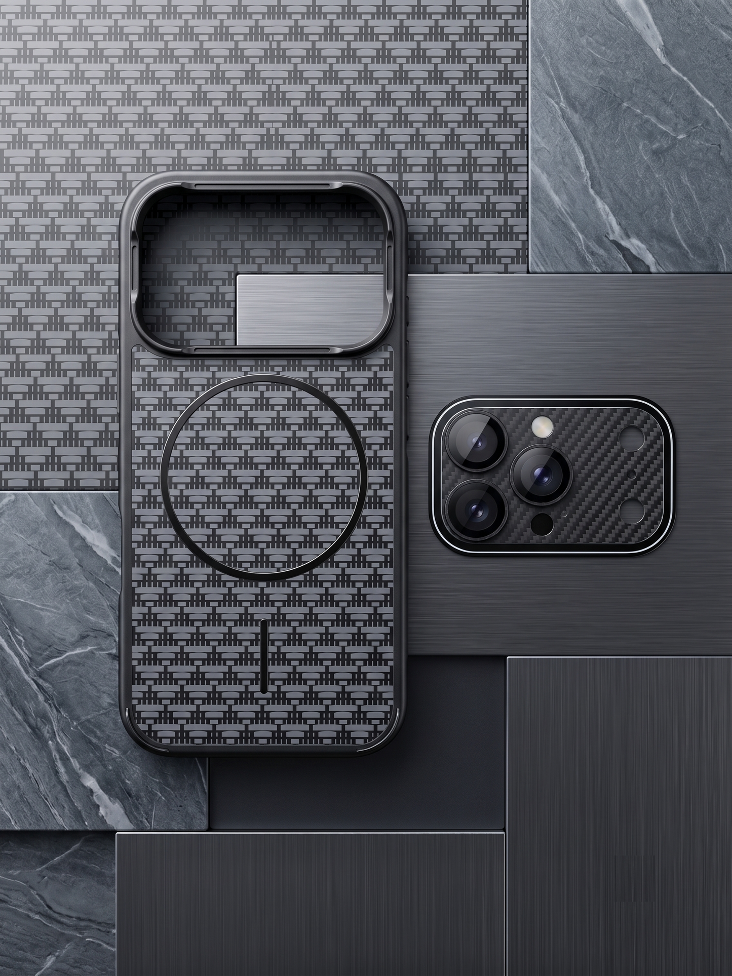 iPhone 17 Pro Max - Funda Luxury Geometric - MagSafe