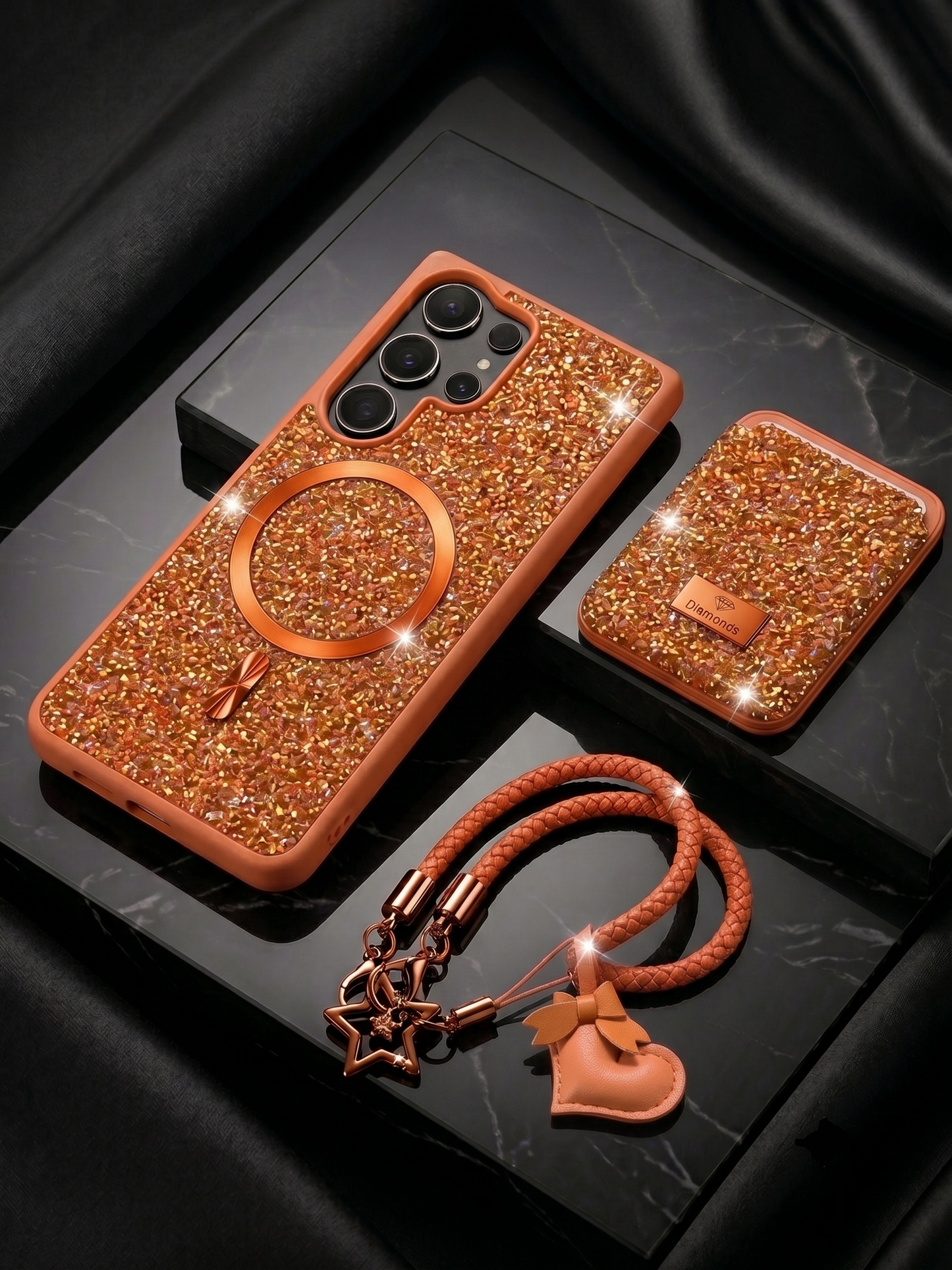 Samsung S26 Ultra - Funda Luxury Glitter - MagSafe