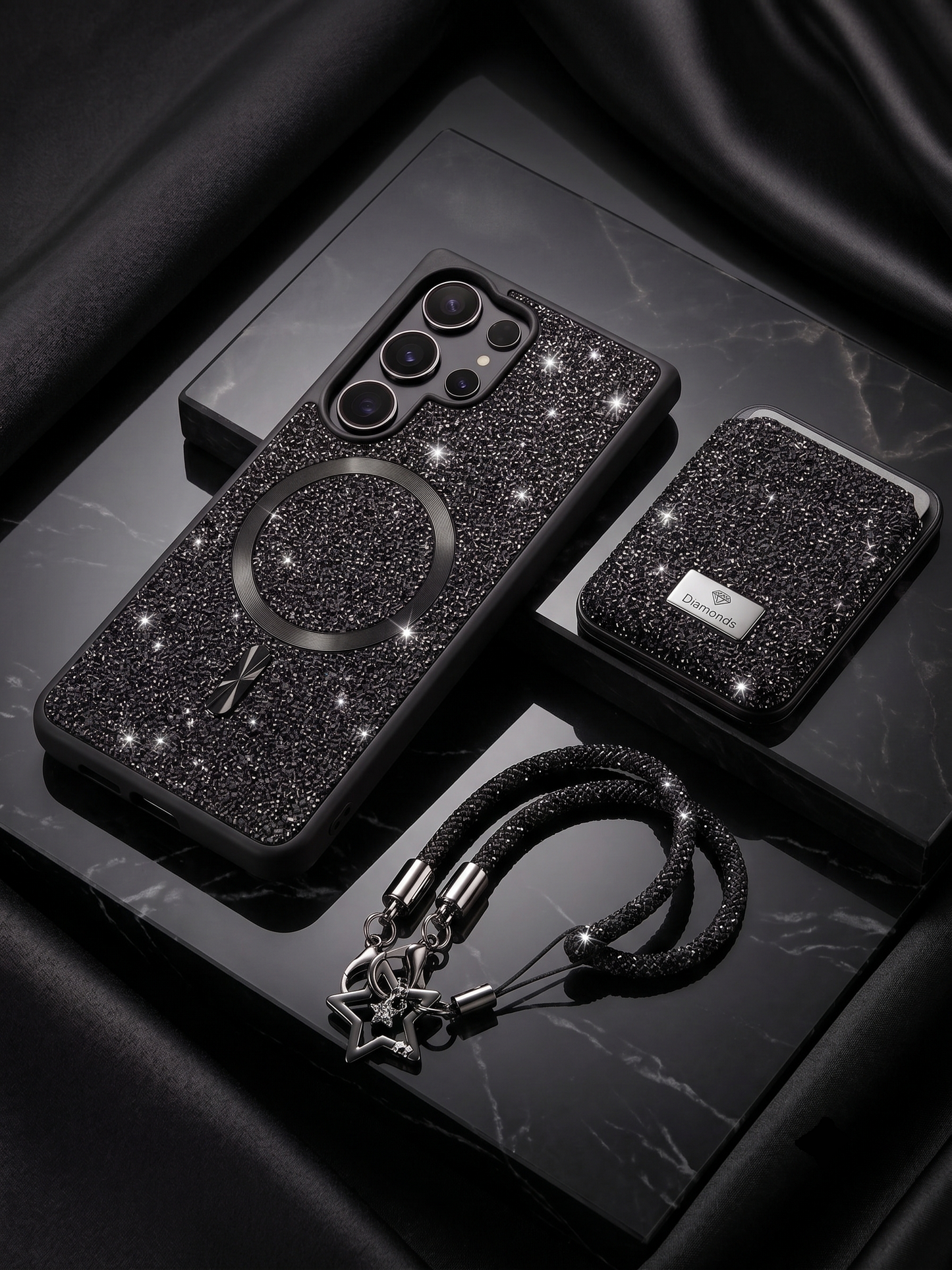 Samsung S26 Ultra - Funda Luxury Glitter - MagSafe