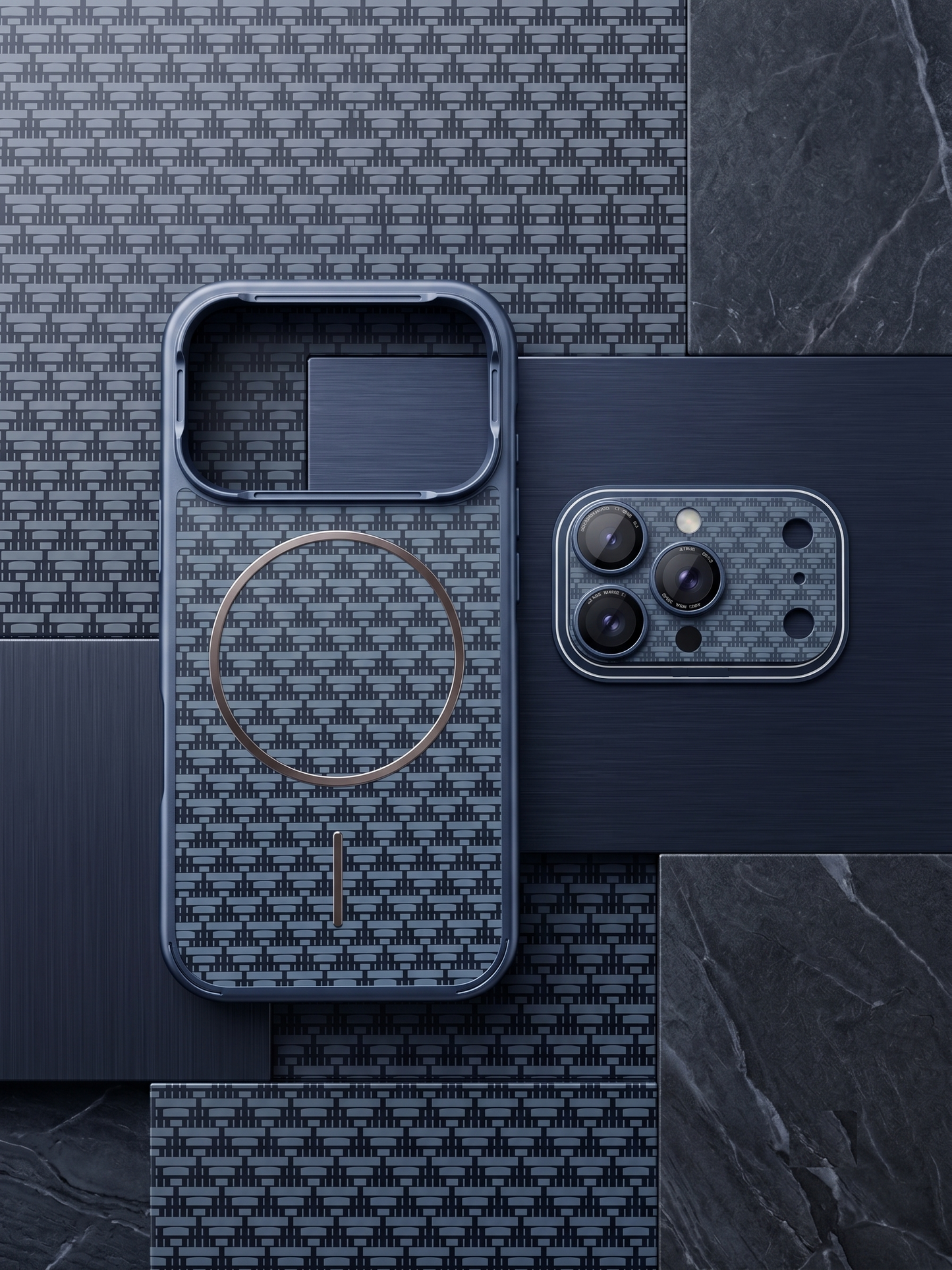 iPhone 17 Pro Max - Funda Luxury Geometric - MagSafe