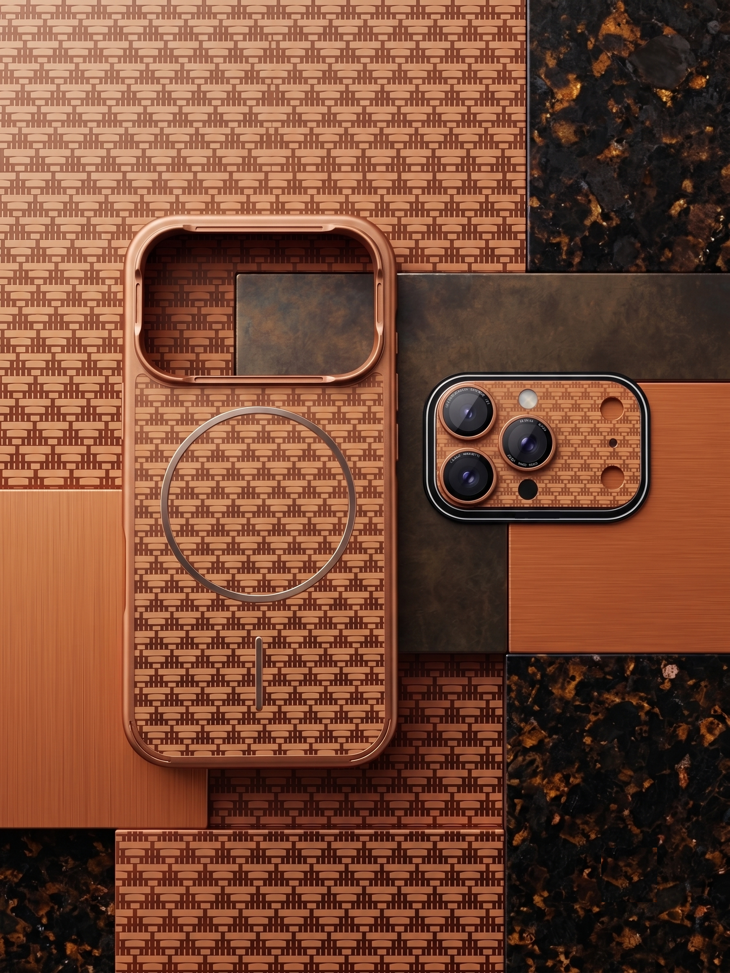 iPhone 17 Pro Max - Funda Luxury Geometric - MagSafe